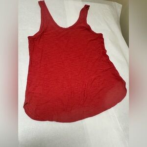 James Perse Red Sleeveless Women's Tank Top💥
